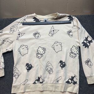 Sanrio Cream and Black Sweatshirt